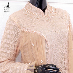 GAMIS OZIAS BROKAT PREMIUM 09700 LD 105 I Gamis Lebaran Dewasa I Gamis Pesta Cantik Muslim