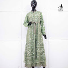 GAMIS OZIAS TILE BORDIR CHANTILY 03967 LD 105 I Gamis Kondangan Muslimah I Gamis Wisuda Wanita Nyaman Panjang