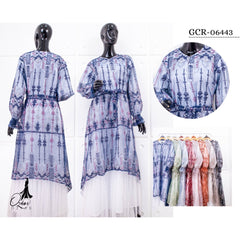 GAMIS OZIAS TILE 06443 LD 105 I Gamis Kondangan Cantik I Gamis Rompi Wanita