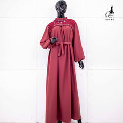 GAMIS OZIAS ZARACREPE PREMIUM 06446 LD 105 I Gamis Kondangan Muslimah I Gamis Wisuda Cantik Nyaman Panjang