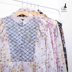 Ozias - Gamis Ceruty Sakura 03975 LD 105 I Gamis Santai Cantik I Gamis Muslimah