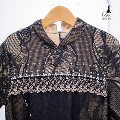 GAMIS OZIAS BROKAT HARUKA 09987 LD 105 I Gamis Pesta Mewah I Fashion Muslim Panjang Nyaman