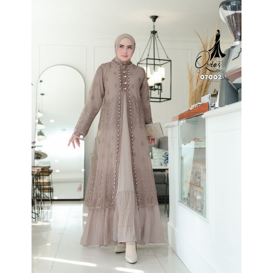 GAMIS OZIAS TILE PREMIUM 07002 LD 105 I Gamis Busui Friendly I Fashion Muslimah Nyaman Panjang