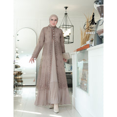 GAMIS OZIAS TILE PREMIUM 07002 LD 105 I Gamis Busui Friendly I Fashion Muslimah Nyaman Panjang