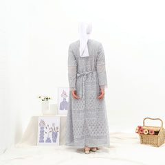 GAMIS OZIAS BROKAT BALIYA 09833 LD 105 I Gamis Kondangan Remaja I Fashion Muslimah Nyaman Panjang