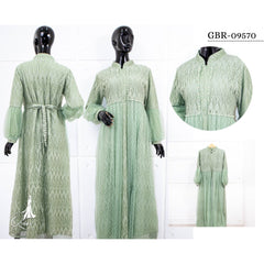 GAMIS OZIAS BROKAT ARGYLIE 09570 LD 105 I Gamis Kondangan Busui I Gamis Fashion Kondangan Wanita Muslim