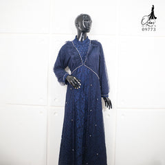 GAMIS OZIAS BROKAT IMPORT 09773 LD 105 I Gamis Fashion Remaja I Gamis Kondangan Dewasa