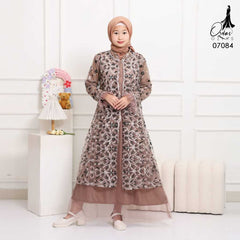 GAMIS OZIAS TILE NAMIRA 07084 LD 80 90 I Gamis Anak Cantik I Gamis Pesta Wanita