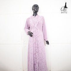 GAMIS OZIAS BROKAT IMPORT 09773 LD 105 I Gamis Fashion Remaja I Gamis Kondangan Dewasa