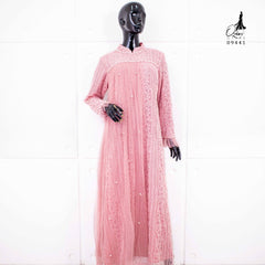 GAMIS OZIAS BROKAT 09441 LD 105 I Gamis Kondangan Simpel I Gamis Fashion Muslimah Panjang Santai