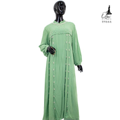GAMIS OZIAS CERUTY 09666 LD 105 I Gamis Simpel Kondangan I Gamis Wanita Muslimah