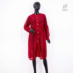 VEST OUTER OZIKO MIDI BROKAT ALYA 03074 Ld 108 I Outer Simpel Dewasa I Outer Kondangan Muslimah
