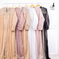 GAMIS OZIAS BROKAT BLOSSOM 10002 I Gamis Kondangan Mewah I Gamis Casual Wisuda