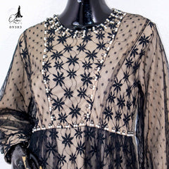 GAMIS OZIAS BROKAT 09383 LD 105 I Gamis Kondangan Remaja I Gamis Pesta Muslimah