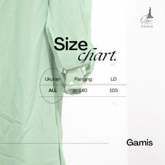 GAMIS OZIAS CERUTY 09666 LD 105 I Gamis Simpel Kondangan I Gamis Wanita Muslimah