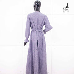 GAMIS OZIAS OXFORD SALUR 06448 LD 105 I Gamis Kondangan Simpel I Gamis Casual Wisuda