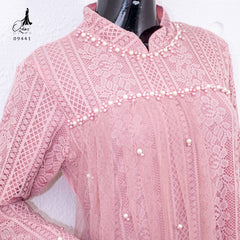 GAMIS OZIAS BROKAT 09441 LD 105 I Gamis Kondangan Simpel I Gamis Fashion Muslimah Panjang Santai