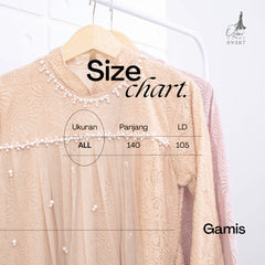 GAMIS OZIAS BROKAT 09387 LD 105 I Gamis Simpel Kondangan I Gamis Wisuda Remaja Motif Muslim Nyaman