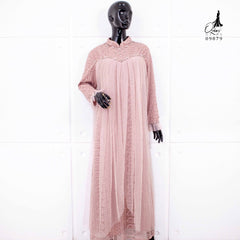 GAMIS OZIAS BROKAT KAGURA 09879 LD 105 I Gamis Super Cantik I Gamis Fashion Muslim Wanita Santai Nyaman Fit Panjang