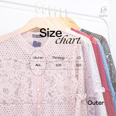 VEST OUTER OZIKO MIDI BROKAT ALYA 03074 Ld 108 I Outer Simpel Dewasa I Outer Kondangan Muslimah