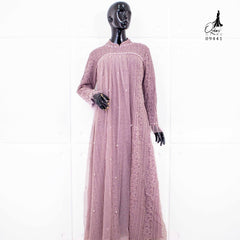 GAMIS OZIAS BROKAT 09441 LD 105 I Gamis Kondangan Simpel I Gamis Fashion Muslimah Panjang Santai