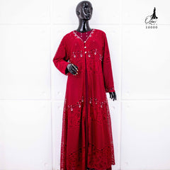 GAMIS OZIAS BROKAT ALYA 10000 LD 105 I Gamis Kondangan Rompi I Gamis Fashion Muslimah Panjang
