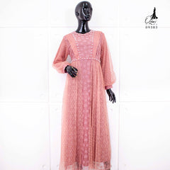 GAMIS OZIAS BROKAT 09383 LD 105 I Gamis Kondangan Remaja I Gamis Pesta Muslimah