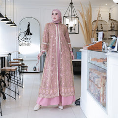 GAMIS OZIAS MARBELLA 07049 LD 105 I Gamis Kondangan Mewah I Gamis Wanita Muslimah Syari