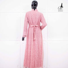 GAMIS OZIAS BROKAT 09441 LD 105 I Gamis Kondangan Simpel I Gamis Fashion Muslimah Panjang Santai