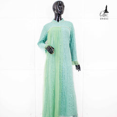 GAMIS OZIAS BROKAT 09441 LD 105 I Gamis Kondangan Simpel I Gamis Fashion Muslimah Panjang Santai