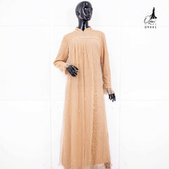 GAMIS OZIAS BROKAT 09441 LD 105 I Gamis Kondangan Simpel I Gamis Fashion Muslimah Panjang Santai
