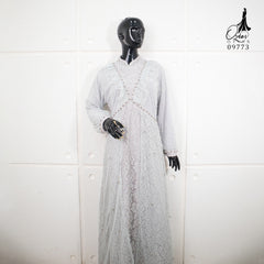 GAMIS OZIAS BROKAT IMPORT 09773 LD 105 I Gamis Fashion Remaja I Gamis Kondangan Dewasa