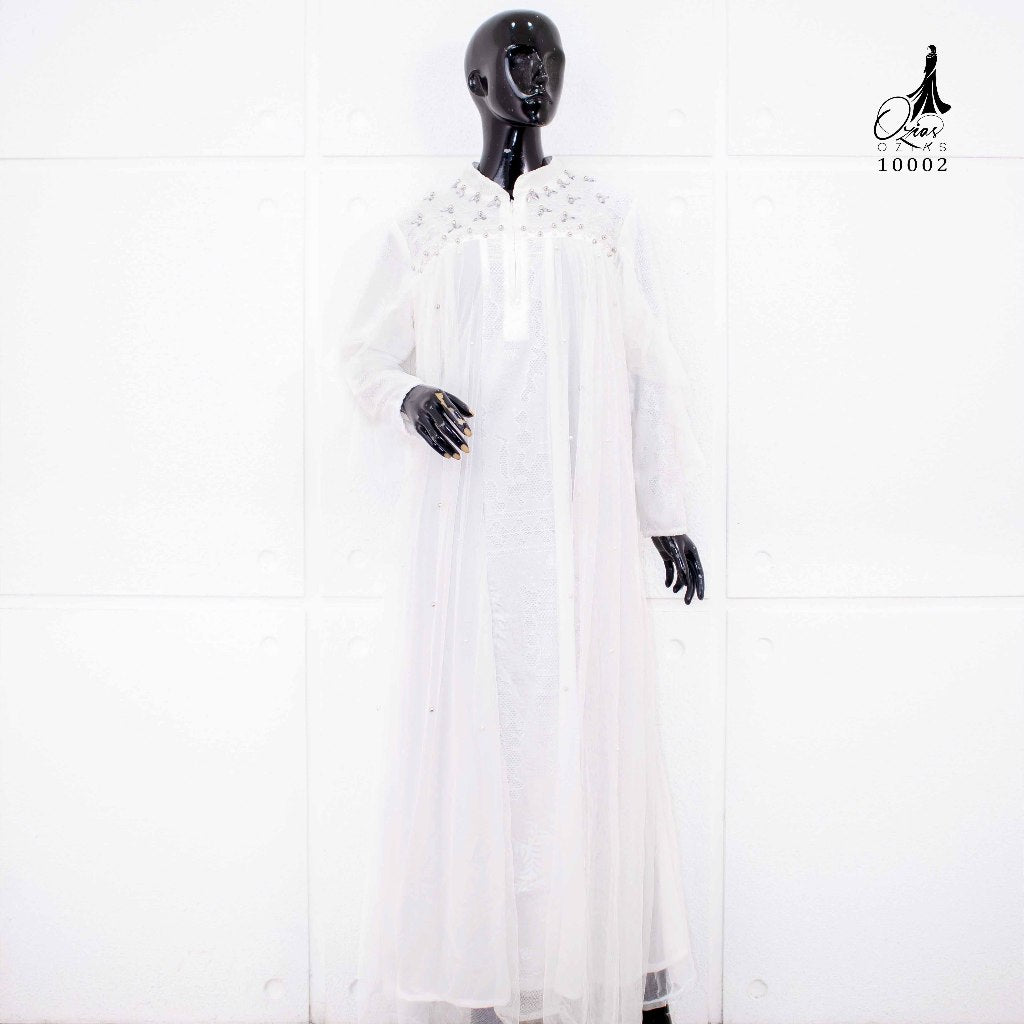 GAMIS OZIAS BROKAT BLOSSOM 10002 I Gamis Kondangan Mewah I Gamis Casual Wisuda