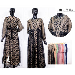 GAMIS OZIAS BROKAT 09383 LD 105 I Gamis Kondangan Remaja I Gamis Pesta Muslimah