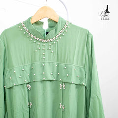 GAMIS OZIAS CERUTY 09666 LD 105 I Gamis Simpel Kondangan I Gamis Wanita Muslimah
