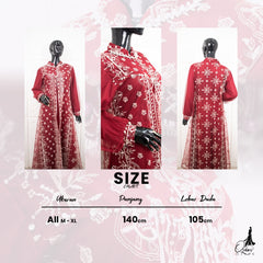 GAMIS OZIAS TILE NAMIRA 07121 LD 105 I Gamis Tile Bordir I Gamis Pesta Wanita