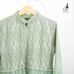 GAMIS OZIAS BROKAT ARGYLIE 09570 LD 105 I Gamis Kondangan Busui I Gamis Fashion Kondangan Wanita Muslim