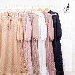 GAMIS OZIAS CERUTY 10004 LD 105 I Gamis Kondangan Cantik I Gamis Simpel Kondangan Dewasa Nyaman