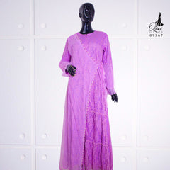 GAMIS OZIAS BROKAT FAMELLA 09367 LD 105 I Gamis Pesta Muslimah I Gamis Busui Friendly Motif Nyaman