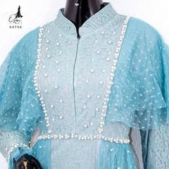GAMIS OZIAS BROKAT 09790 LD 105 I Gamis Remaja Wisuda I Gamis Kondangan Cantik