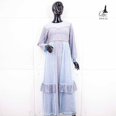 GAMIS OZIAS BROKAT 09616 LD 105 I Gamis Pesta Kondangan I Fashion Muslimah Nyaman Panjang Santai Fit