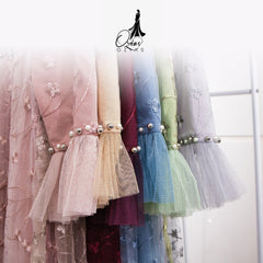 GAMIS OZIAS TILE 07115 LD 105 I Gamis Tile Bordir I Gamis Pesta
