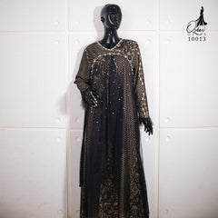 GAMIS OZIAS BROKAT 10013 LD 105 I Gamis Brokat Premium I Gamis Santai Wanita