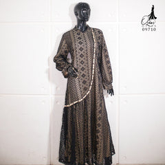 GAMIS OZIAS BROKAT NAZILLA 09710 LD 105 I Gamis Pesta Muslimah I Gamis Wisuda Remaja   Nyaman Panjang Wanita