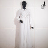 GAMIS OZIAS BROKAT ALYA 10012 LD 105 I Gamis Brokat Premium I Gamis Santai Wanita