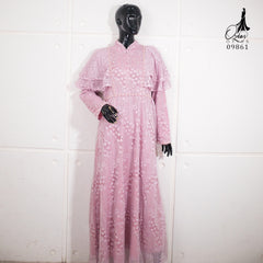 GAMIS OZIAS BROKAT GARDEN LACE 09861 LD 105 I Gamis Formal Wisuda I Gamis Simpel Busui Friendly Nyaman Muslim