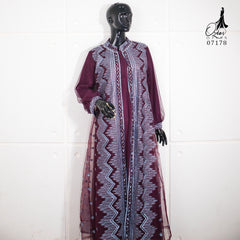 GAMIS OZIAS TILE 07178 LD 105 I Gamis Kondangan Wanita I Gamis Fashion Wisuda