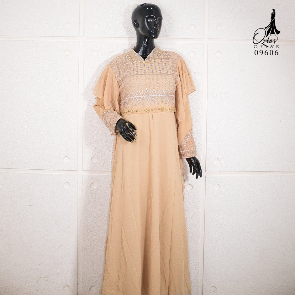 GAMIS OZIAS SIFON CERUTY 09606 LD 105 I Gamis Pesta Premium I Gamis Remaja Muslimah Wanita Mewah
