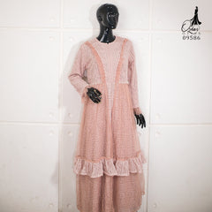GAMIS OZIAS BROKAT 09586 LD 105 I Gamis Pesta Busui Friendly I Gamis Remaja Muslimah Nyaman Panjang