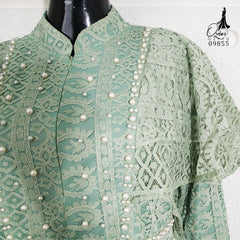GAMIS OZIAS BROKAT KAGURA 09855 LD 105 I Gamis Kondangan Wanita I Gamis Fashion Casual